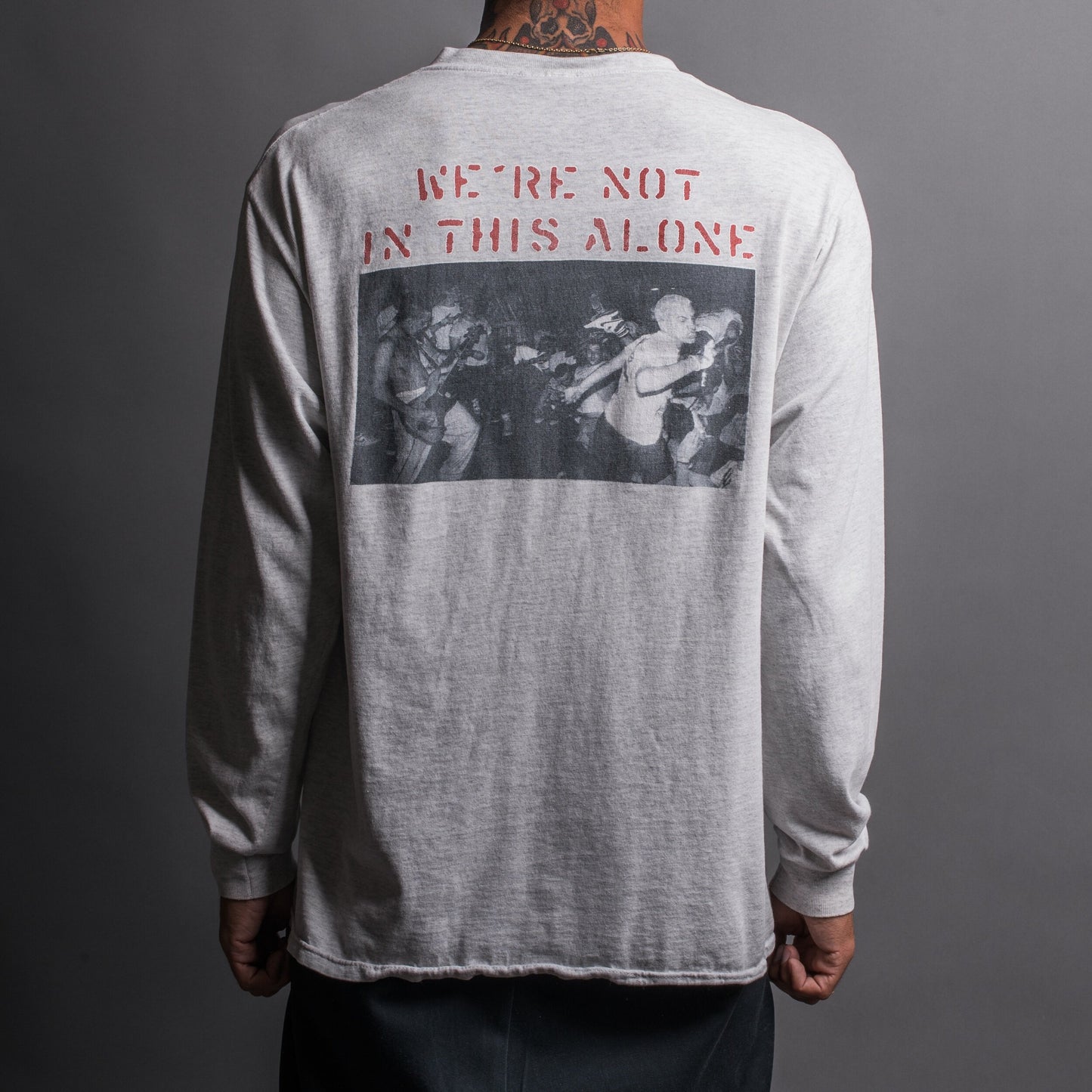 Vintage 90’s Youth Of Today We’re Not In This Alone Longsleeve