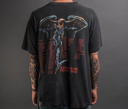 Vintage 1992 Obituary The End Complete Tour T-Shirt