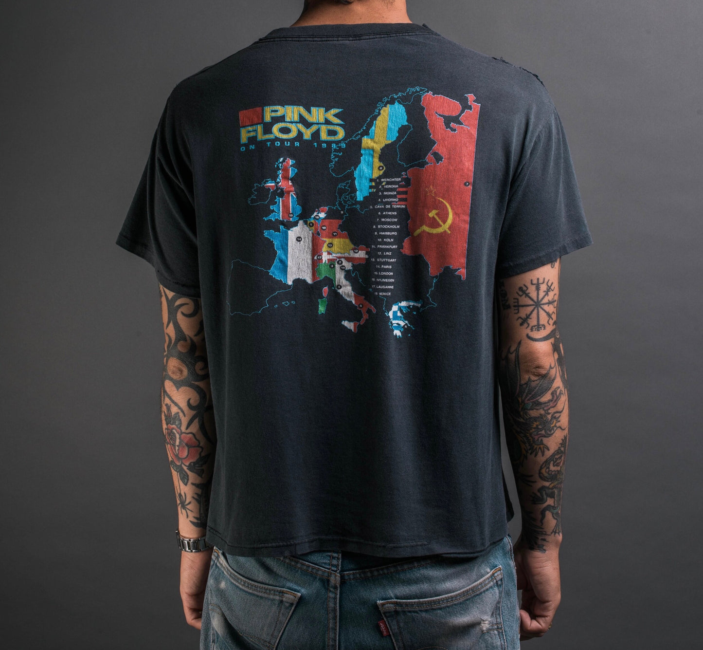 Vintage 1989 Pink Floyd Tour T-Shirt