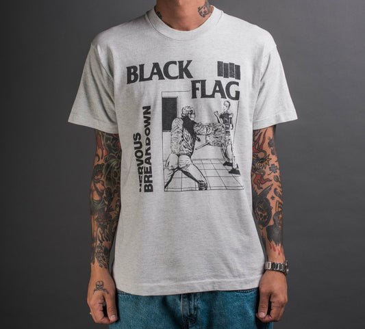 Vintage 90’s Black Flag Nervous Breakdown T-Shirt