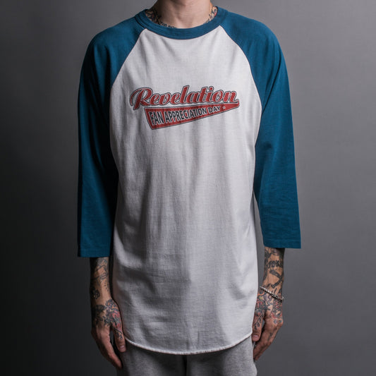 Vintage 1999 Revelation Records Fan Appreciation Day Raglan