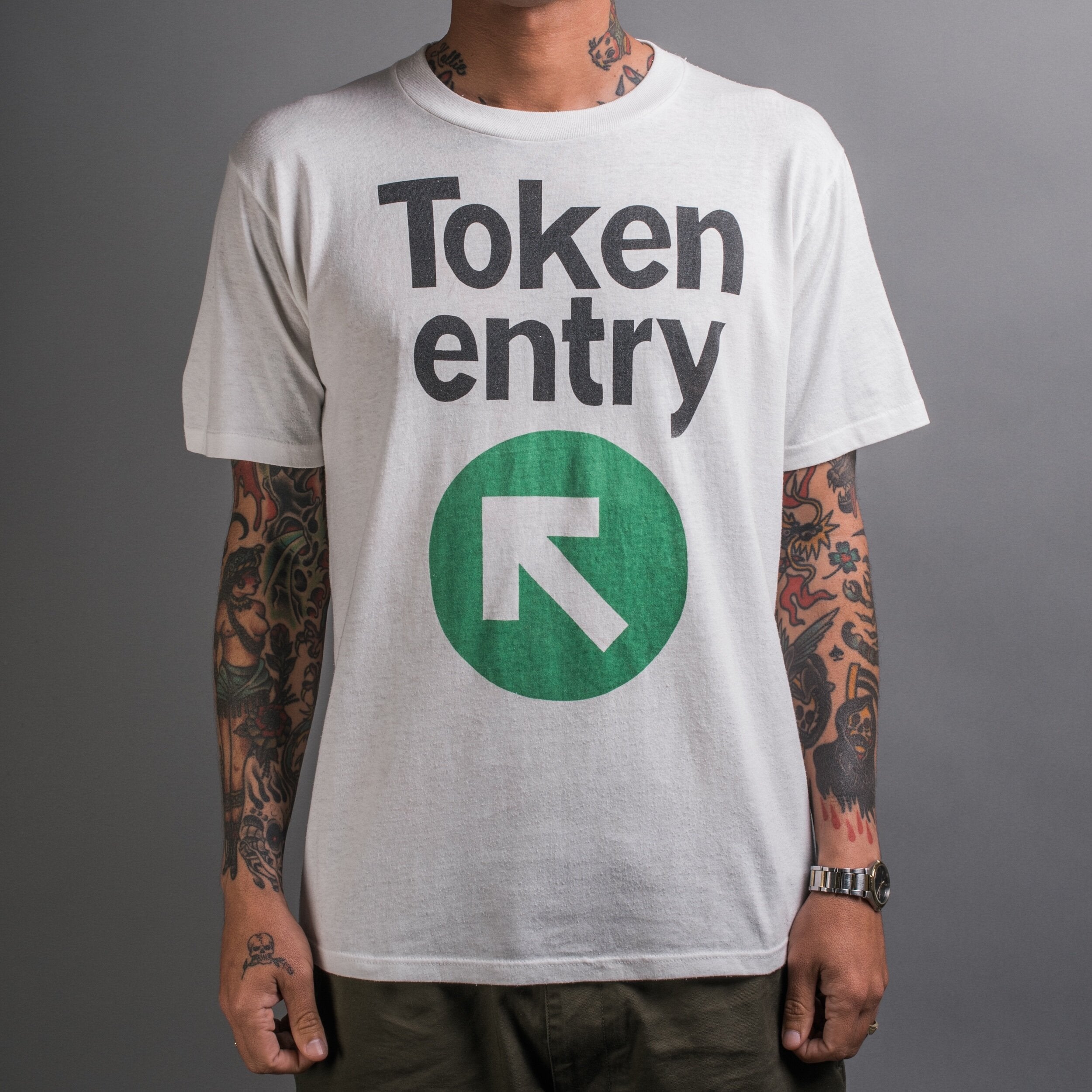 Vintage 80's Token Entry T-Shirt – Mills Vintage USA