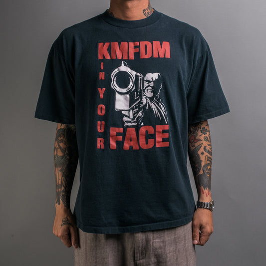 Vintage 1995 KMFDM In Your Face Tour T-Shirt