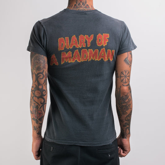 Vintage 1981 Ozzy Osbourne Diary Of A Madman T-Shirt