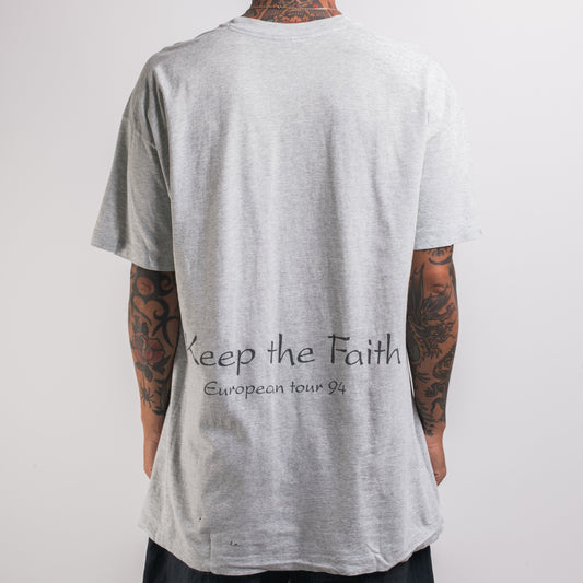 Vintage 1994 The Business Keep The Faith Euro Tour T-Shirt