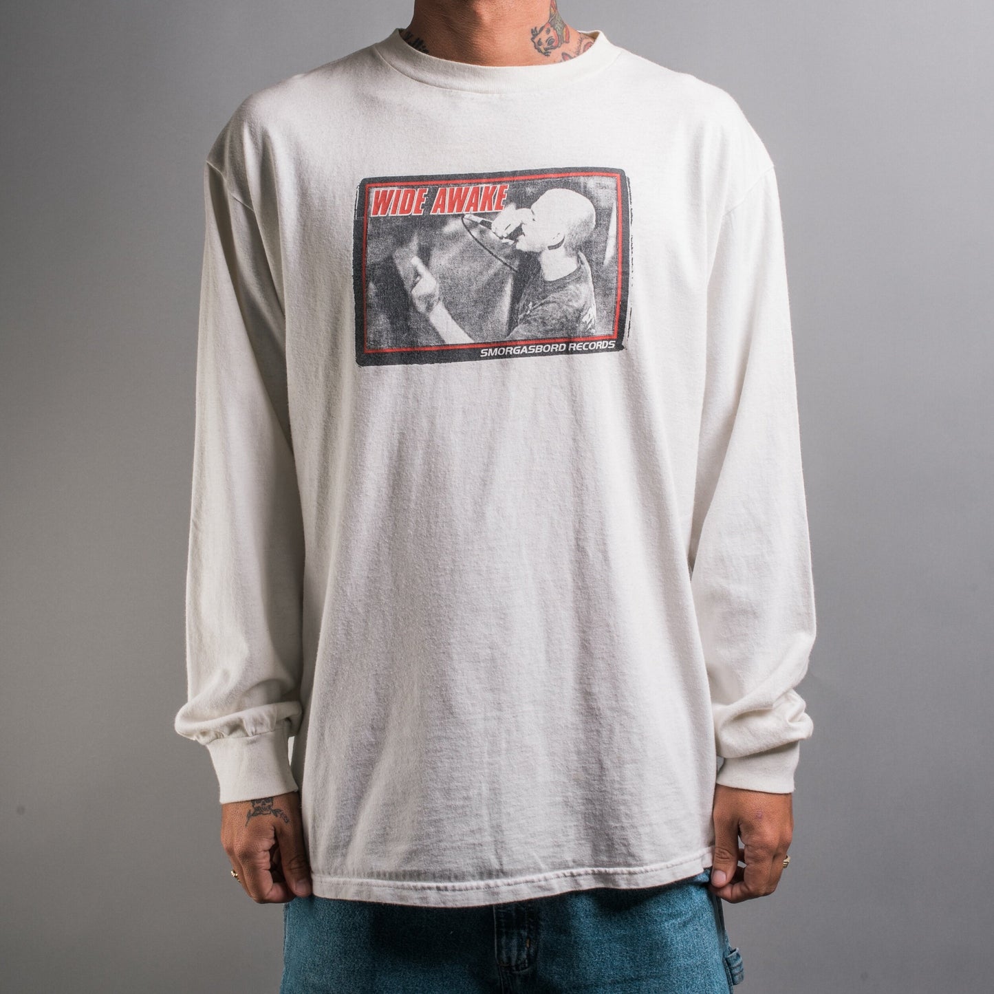 Vintage 90’s Wide Awake Smorgasbord Records Longsleeve