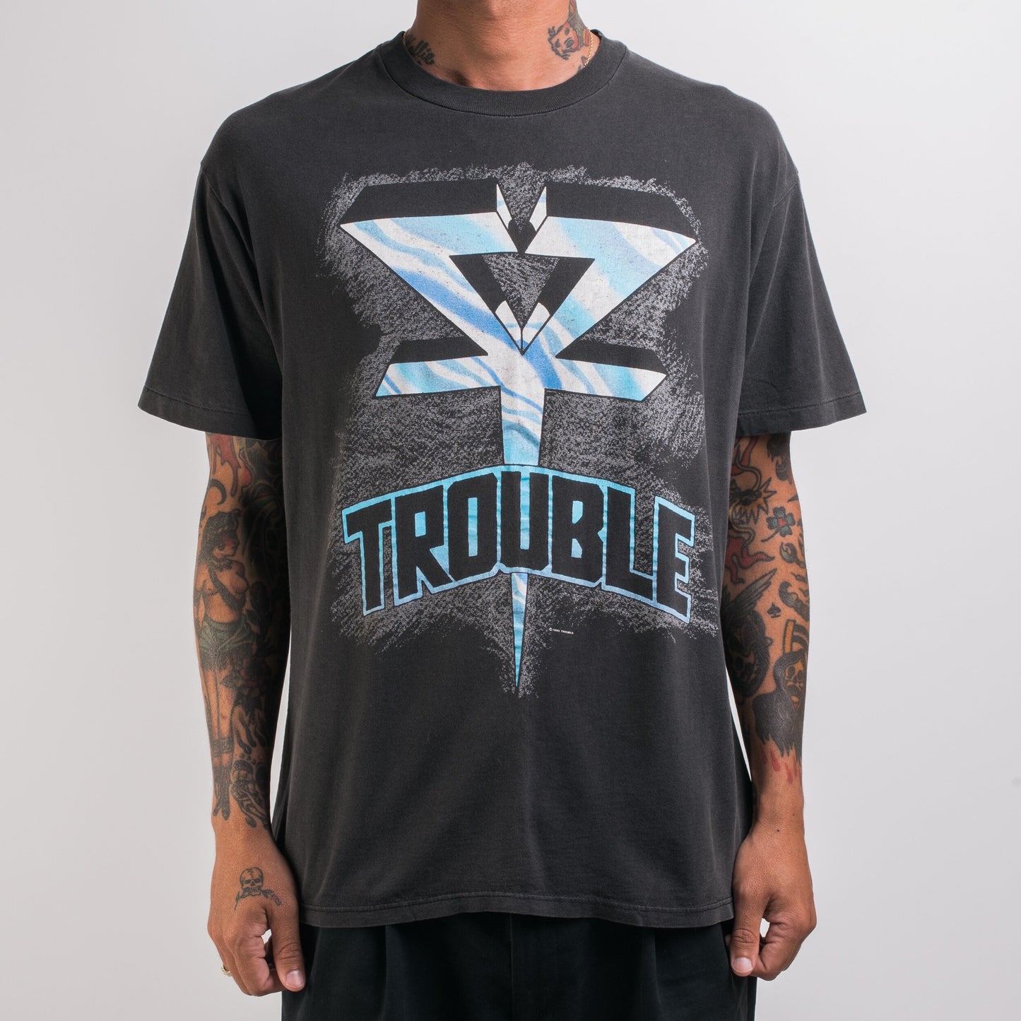 Vintage 1990 Trouble Tour T-Shirt