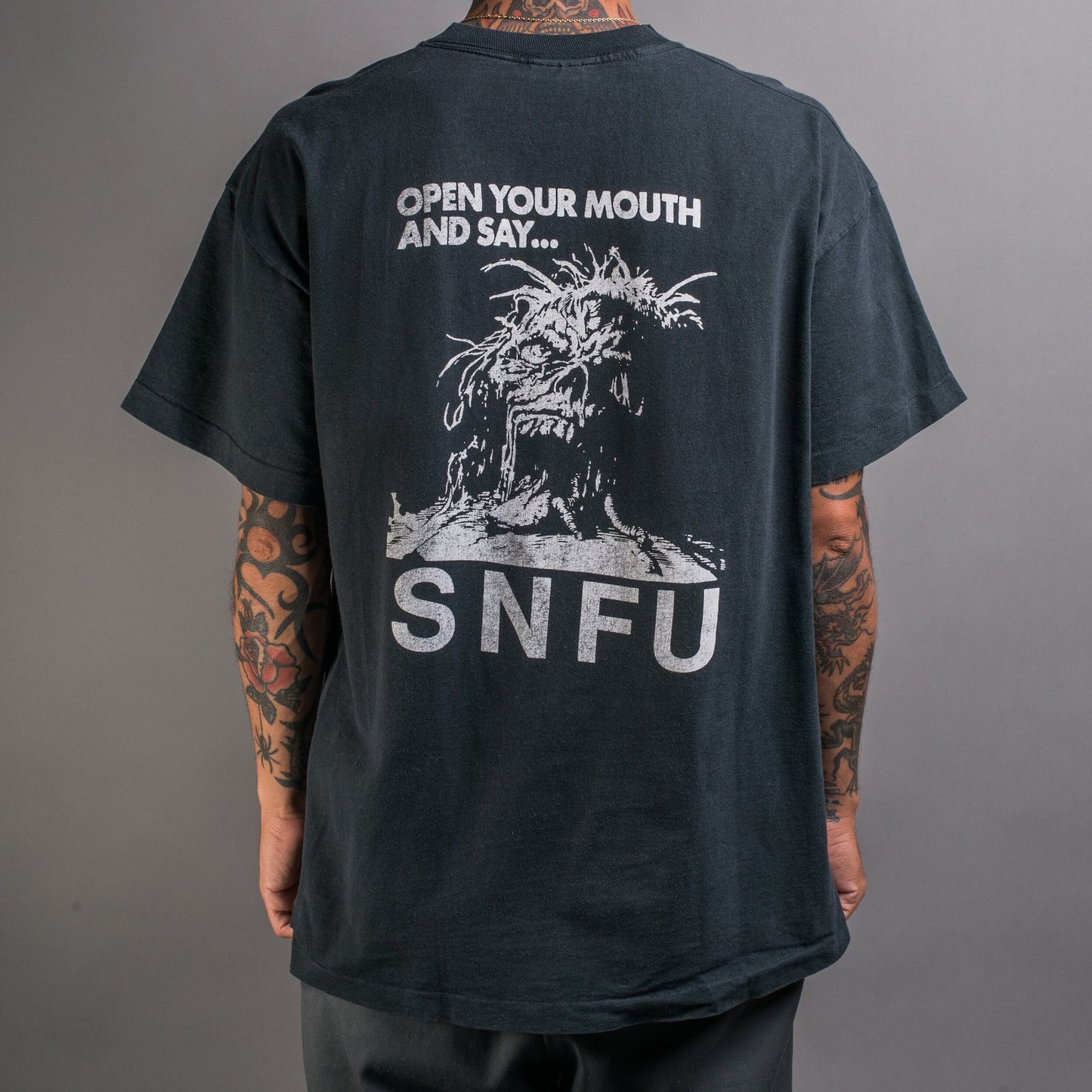 Vintage 90’s SNFU Open Your Mouth And Say T-Shirt