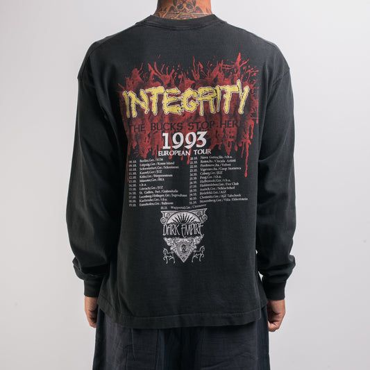 Vintage 1993 Integrity The Bucks Stop Here Tour Longsleeve