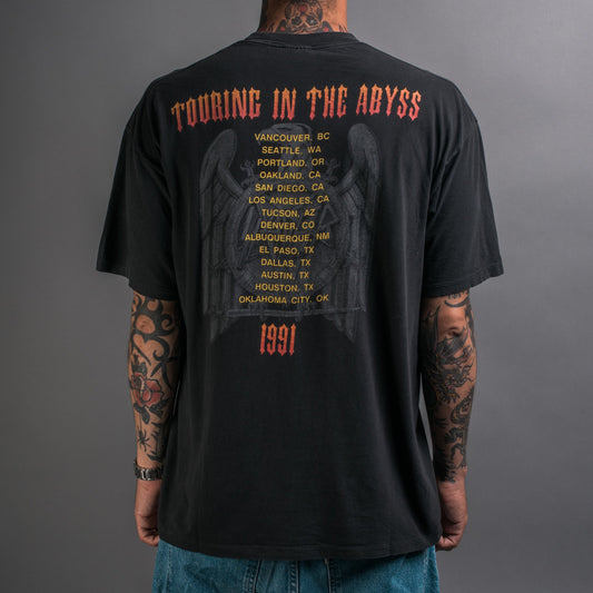 Vintage 1991 Slayer Touring In The Abyss T-Shirt