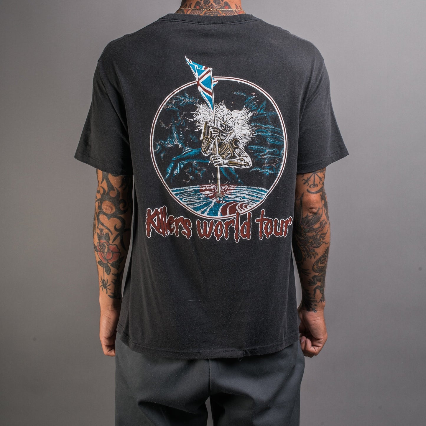 Vintage 1987 Iron Maiden Killers World Tour T-Shirt