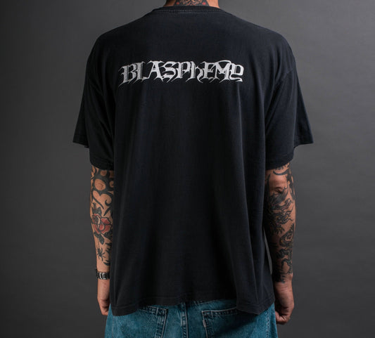 Vintage Blasphemy Live Ritual - Friday The 13th T-Shirt