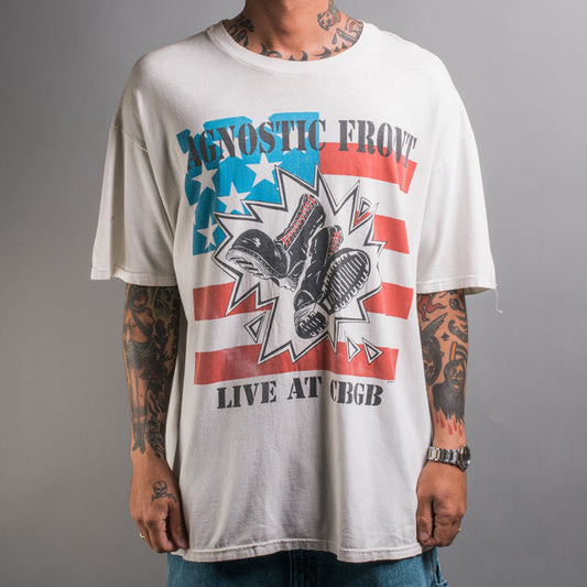 Vintage 90’s Agnostic Front Live At CBGB T-Shirt