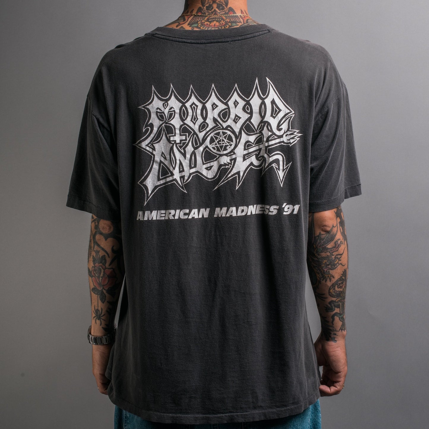 Vintage 1991 Morbid Angel Altars Of Madness Tour T-Shirt – Mills ...