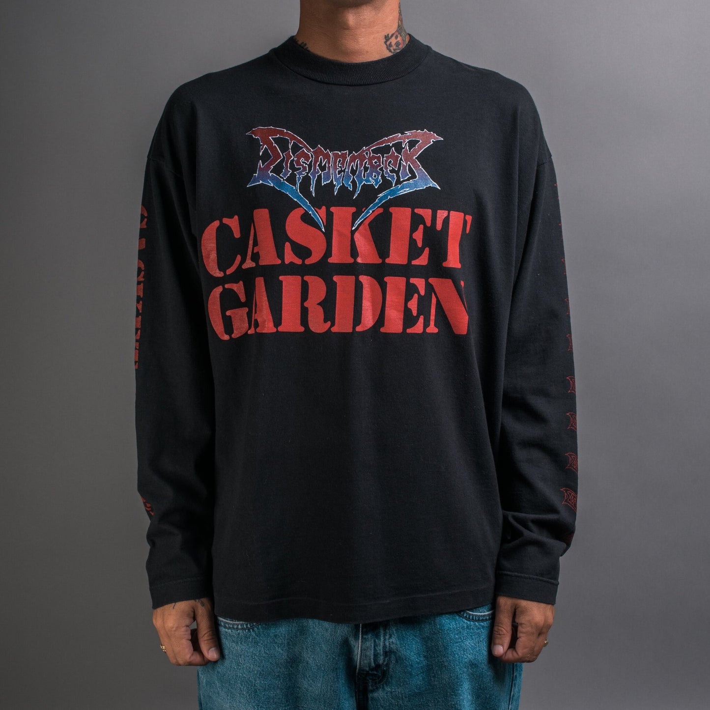 Vintage 90’s Dismember Casket Garden Tour Longsleeve