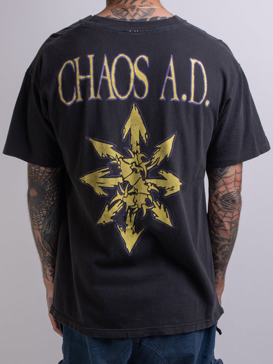 Vintage 1993 Sepultura Chaos AD T-shirt