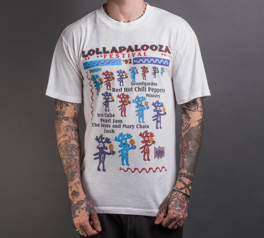 Vintage 1992 Lollapalooza Festival T-Shirt