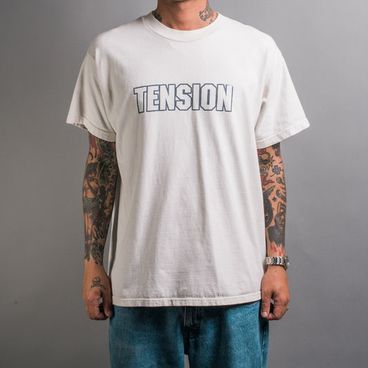 Vintage 90’s Tension Straight Edge Will Never Die T-Shirt