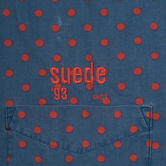 Vintage 1993 Suede Tour Button Down