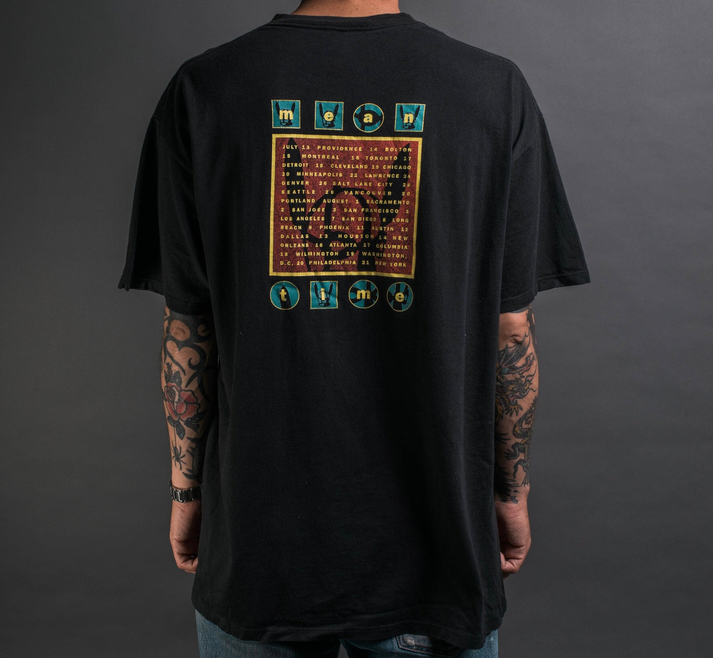 Vintage 90’s Helmet Meantime Tour T-Shirt