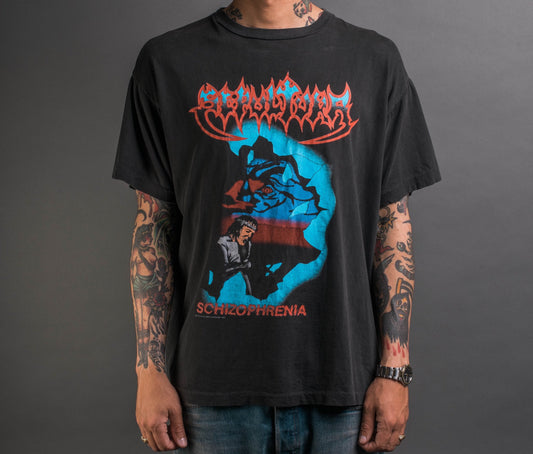 Vintage 1990 Sepultura Schizophrenia Tour T-Shirt