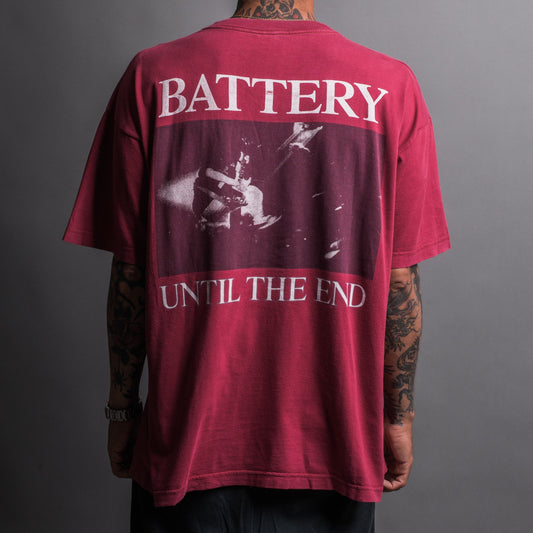 Vintage 1996 Battery Until The End T-Shirt