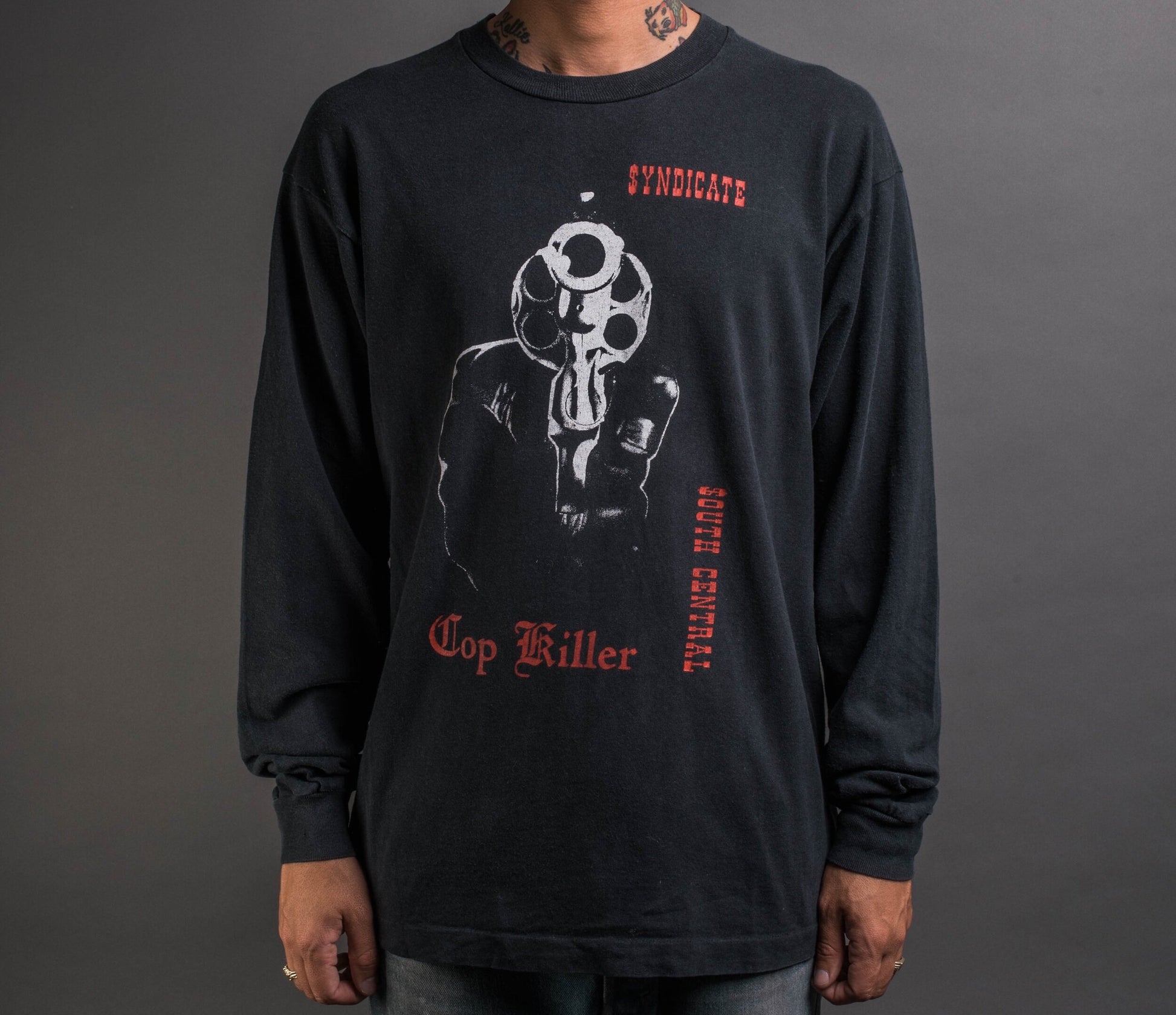 Vintage 90’s Rhyme Syndicate/Body Count Cop Killer Longsleeve – Mills ...