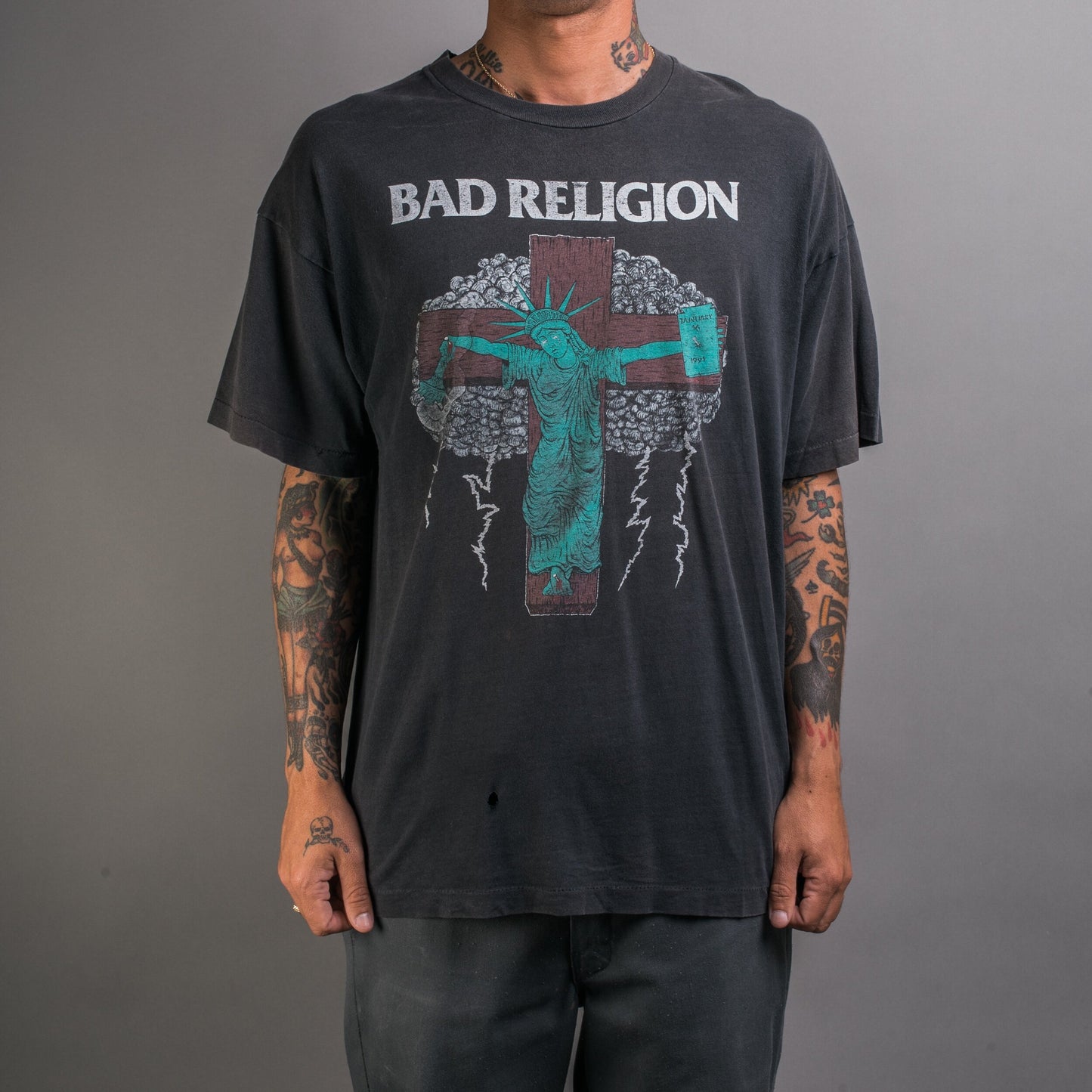 Vintage 1991 Bad Religion Tour T-Shirt