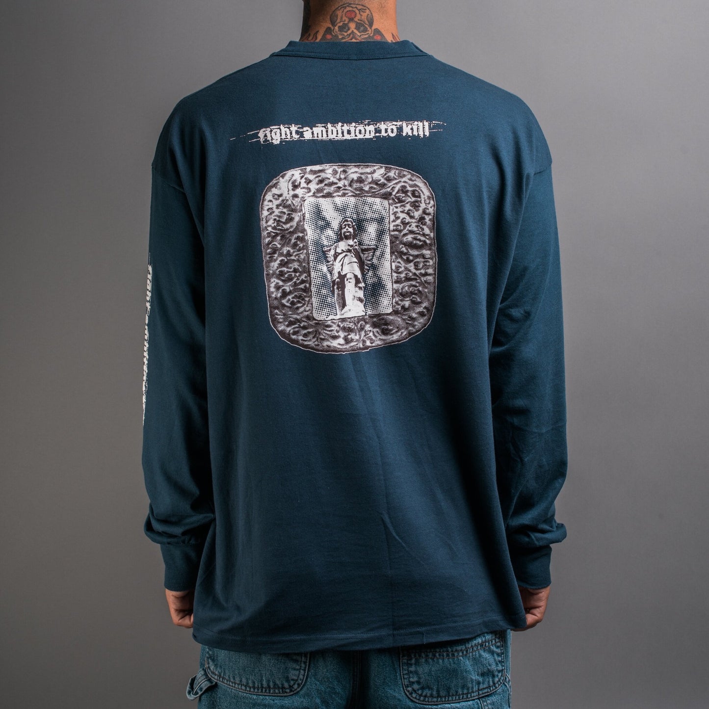 Vintage 90’s Overcast Fight Ambition To Kill Longsleeve