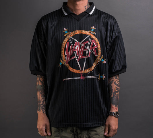 Vintage 1991 Slayer Soccer Jersey