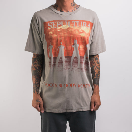 Vintage 1996 Sepultura Roots Bloody Roots T-Shirt