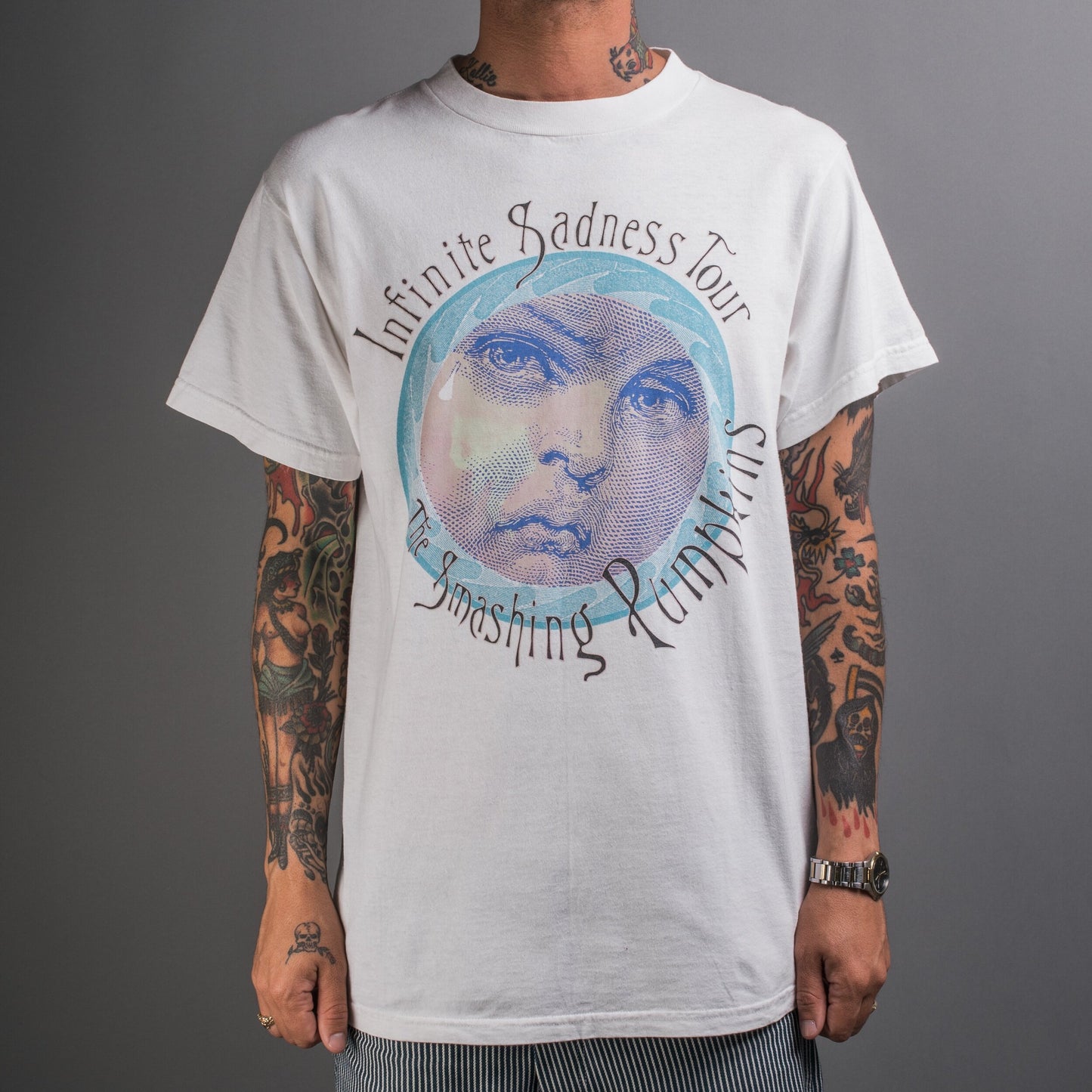 Vintage 1996 Smashing Pumpkins Infinite Sadness Tour T-Shirt