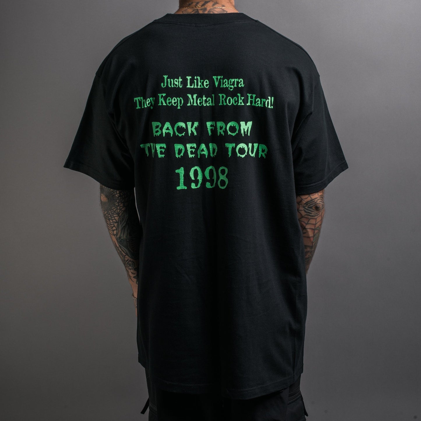 Vintage 1998 Nuclear Assault Back From The Dead Tour T-Shirt