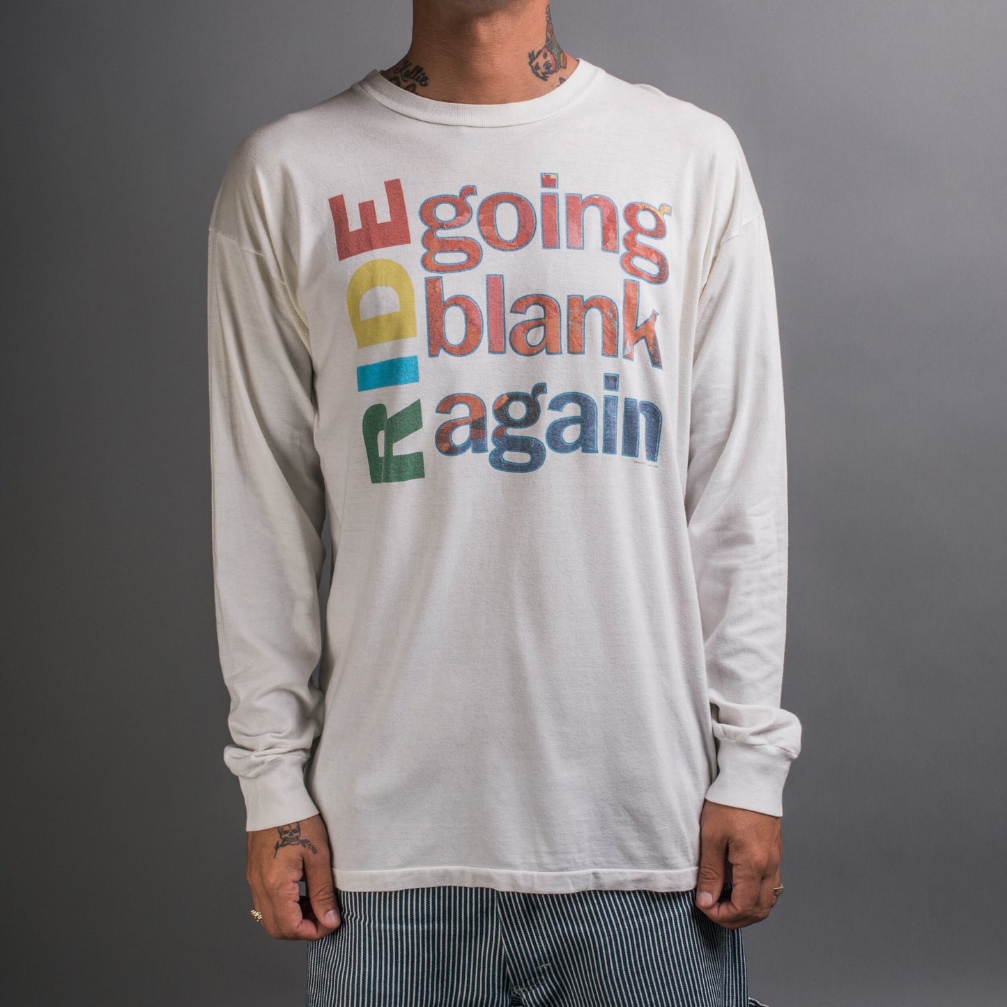 Vintage 90’s Ride Going Blank Again Longsleeve