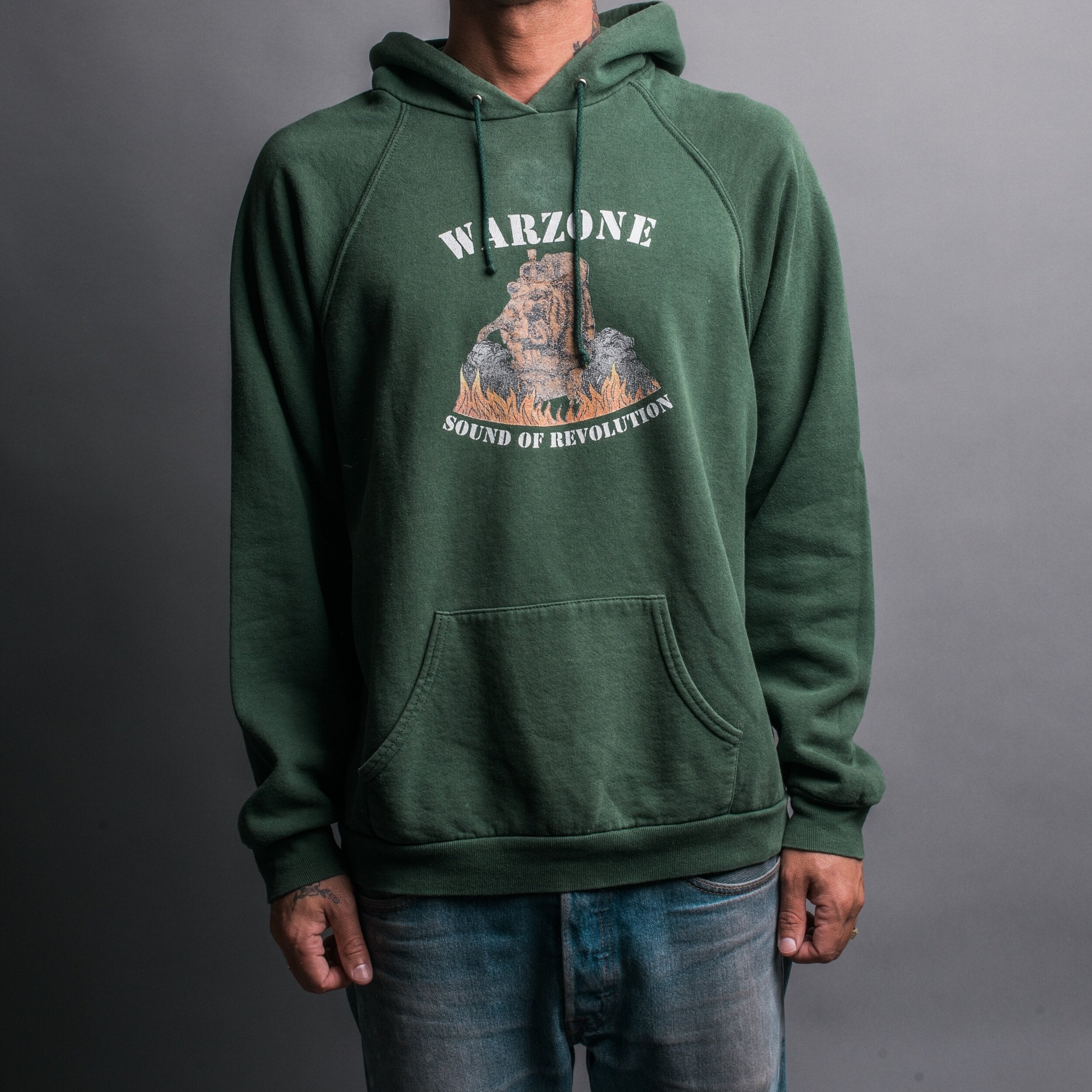 Vintage 90's Warzone Sound Of Revolution Hoodie – Mills Vintage USA