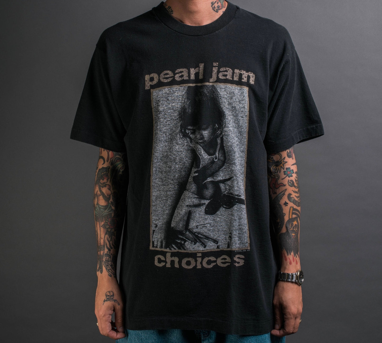 Pearl Jam Choices Black Tee