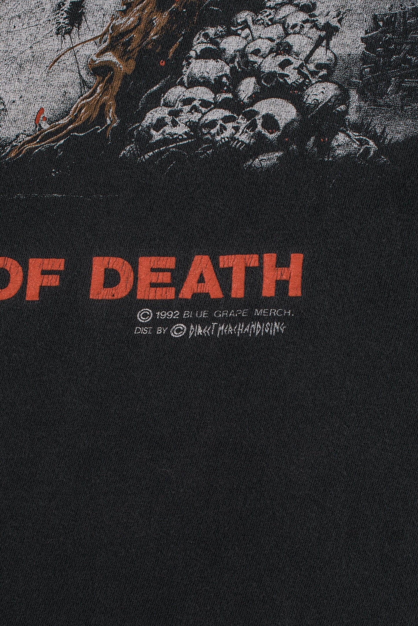 Vintage 1992 Obituary Cause of Death Tour T-Shirt