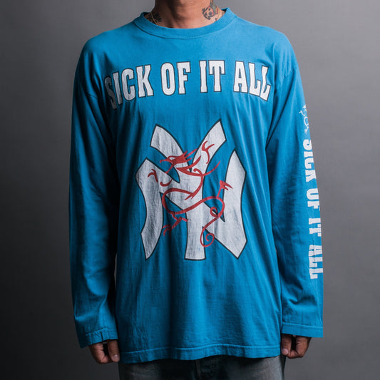 Vintage 90’s Sick Of It All The Pain Strikes Longsleeve