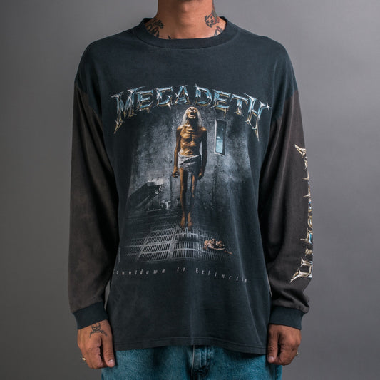 Vintage 1992 Megadeth Countdown To Extinction Longsleeve