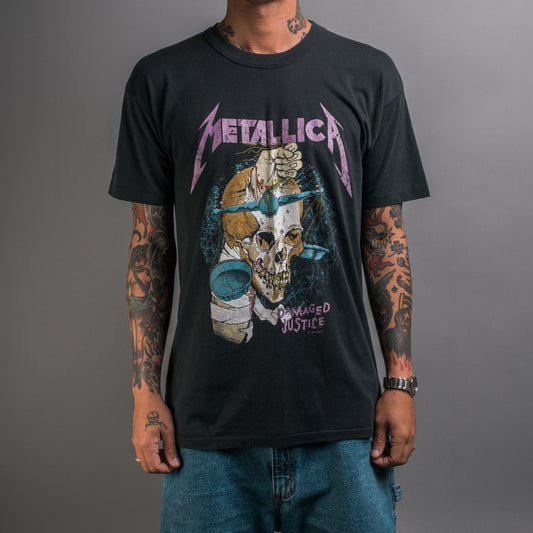 Vintage 1988 Metallica Damaged Justice T-Shirt