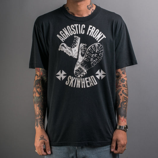 Vintage 80’s Agnostic Front Skinhead T-Shirt