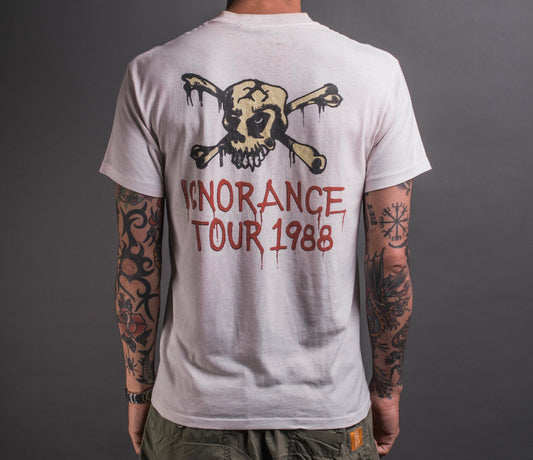 Vintage 1988 Sacred Reich Ignorance Tour T-Shirt