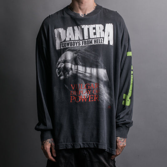 Vintage 1992 Pantera Vulgar Display Of Power Longsleeve