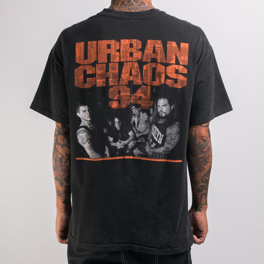 Vintage 1994 Biohazard Urban Chaos T-Shirt