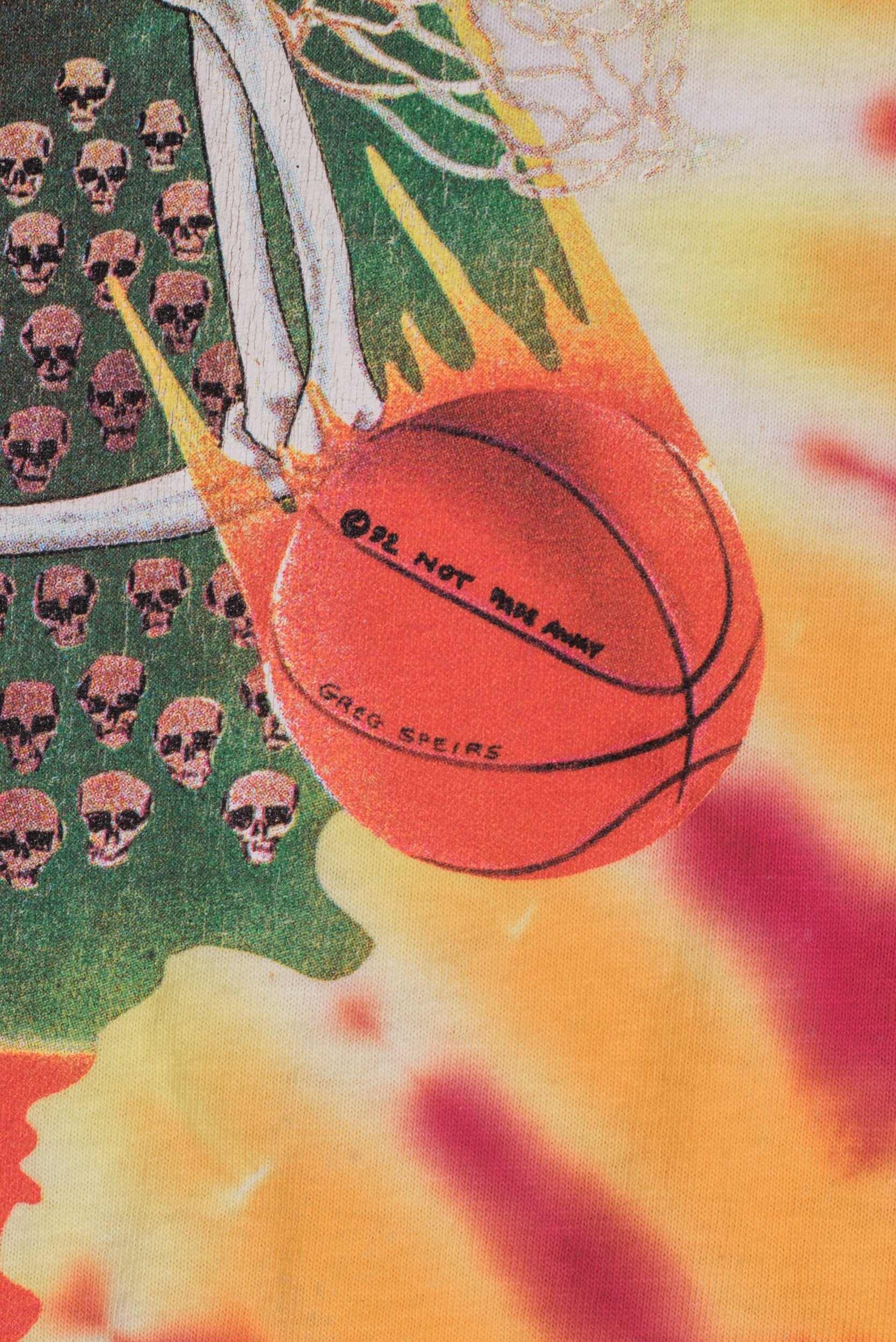 Vintage 1992 Lithuania Basketball T-Shirt Grateful Dead Tee XL Tie Dye