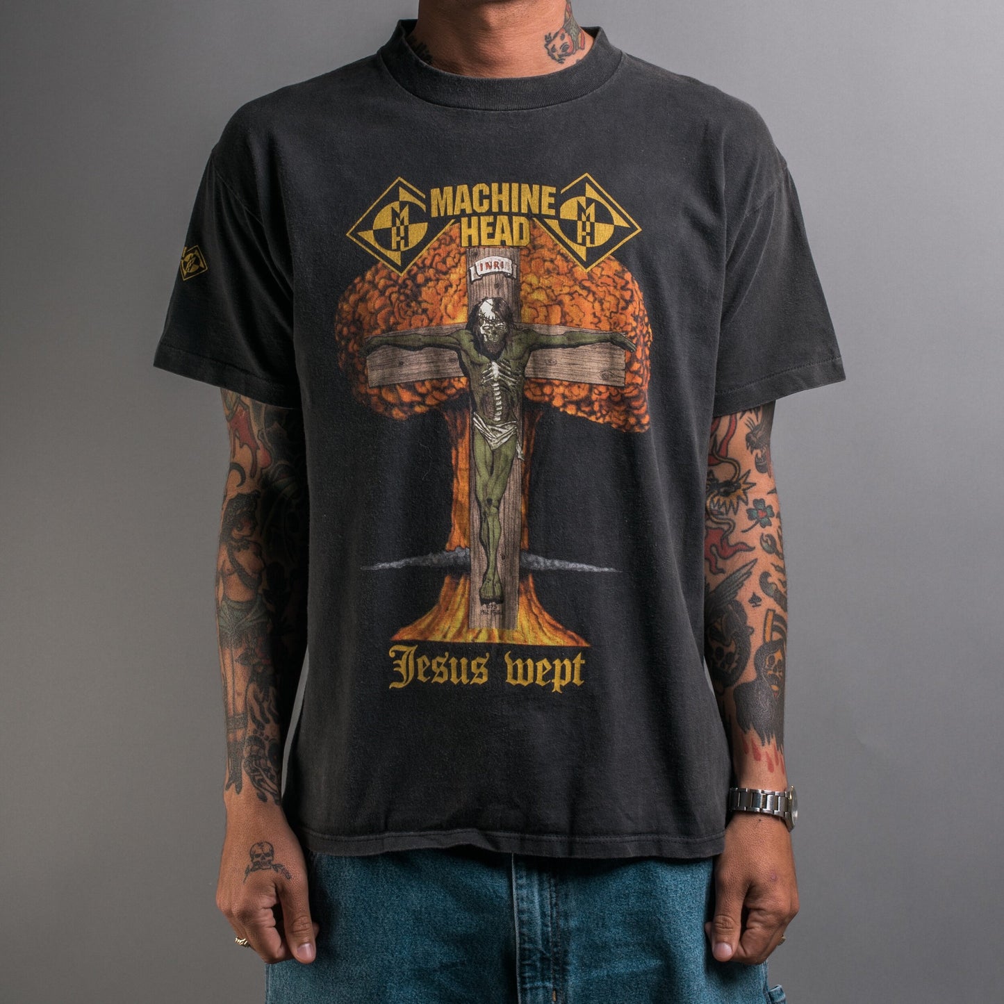 Vintage 90’s Machine Head Jesus Wiped T-Shirt