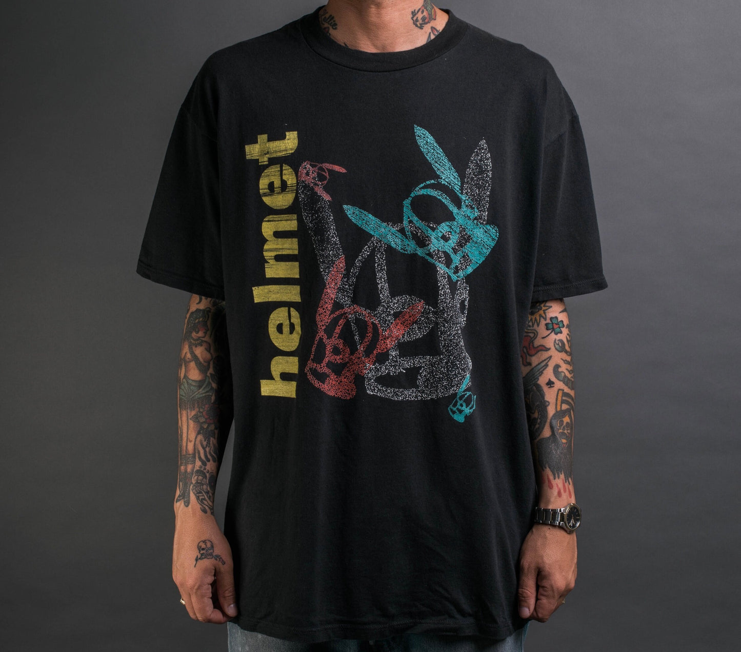 Vintage 90’s Helmet Meantime Tour T-Shirt