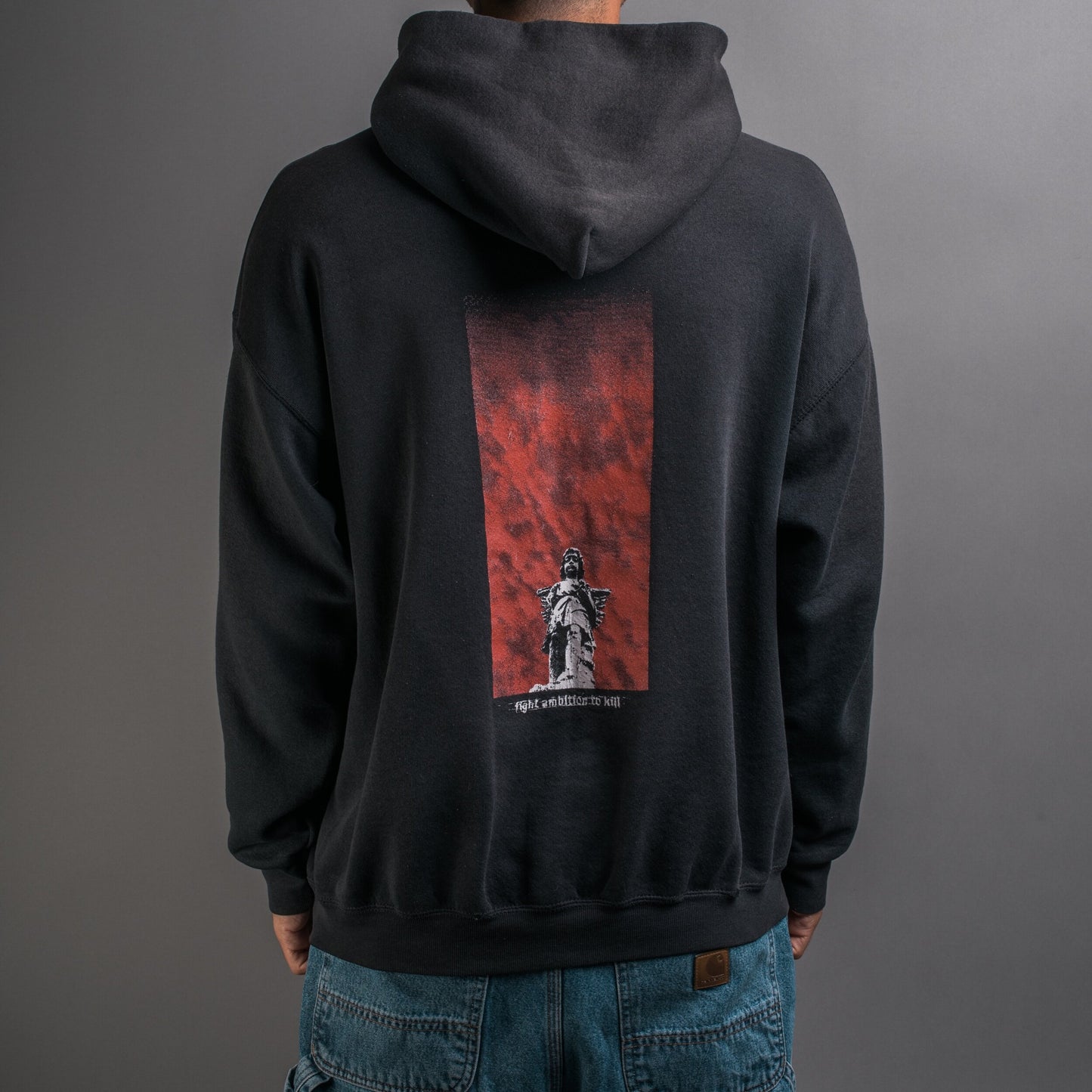 Vintage 90’s Overcast Fight Ambition To Kill Hoodie