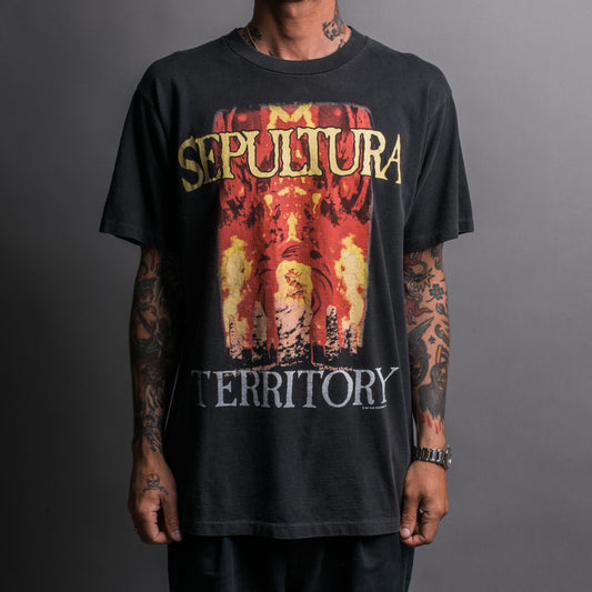 Vintage 1993 Sepultura War For Territory T-Shirt