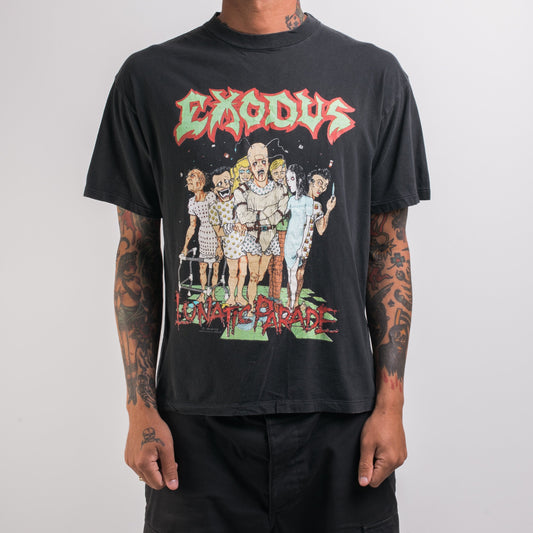 Vintage 1990 Exodus Lunatic Parade T-Shirt